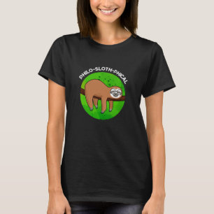 Camiseta Filo-preguiçoso Funny Animal Sloth Pun Dark BG