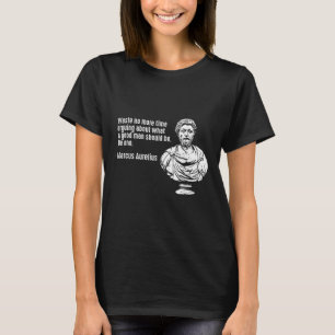 Camiseta Filosofia cita o professor Stoicismo Marcus Aureli