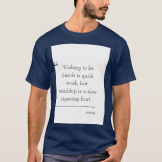 Camiseta Filosofia Citação Aristóteles 4