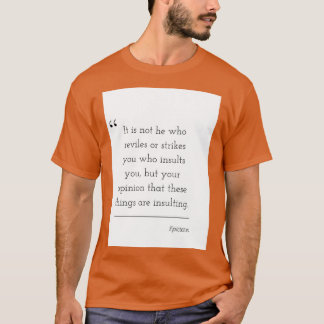 Camiseta Filosofia Citação Epictetus 29