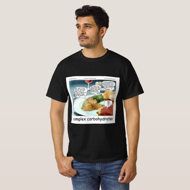 Camiseta Filosofia de Carboidratos Complexos Comida de Quad (Frente Completa)
