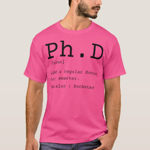 Camiseta Filosofia de Definição de Doutorado Disserta de Fo