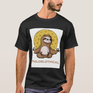 Camiseta Filosofia Engraçada Meditante Lama