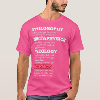 Camiseta Filosofia Engraçada Teologia Metafísica Piada de C