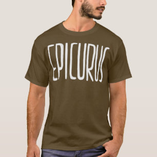 Camiseta Filosofia Epicurus, filósofo grego
