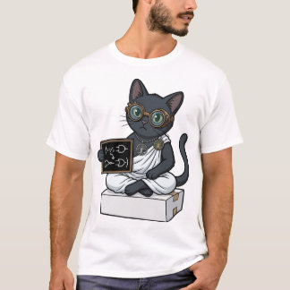 Camiseta Filosofia & Lei Lady Justice Black Cat