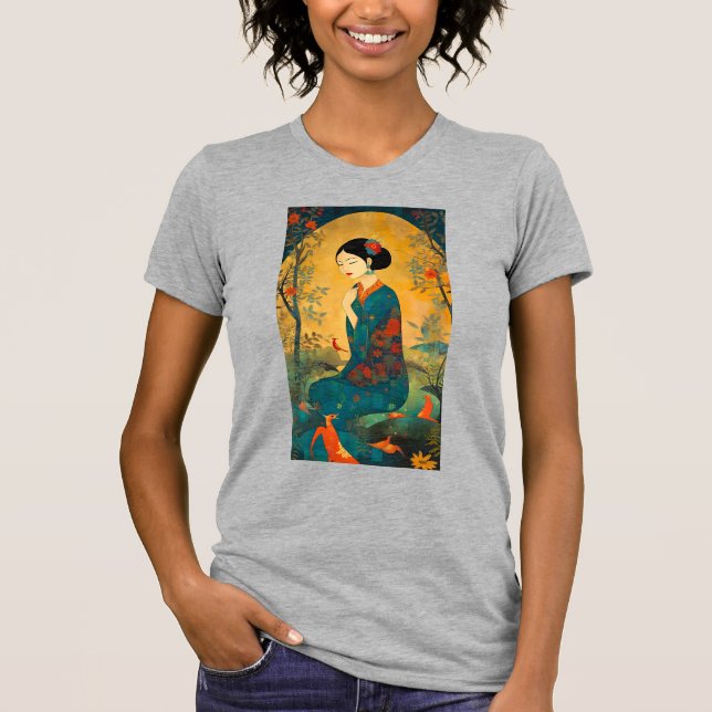 Camiseta Filosofia Oriental - Chakra - Mantra (Frente)