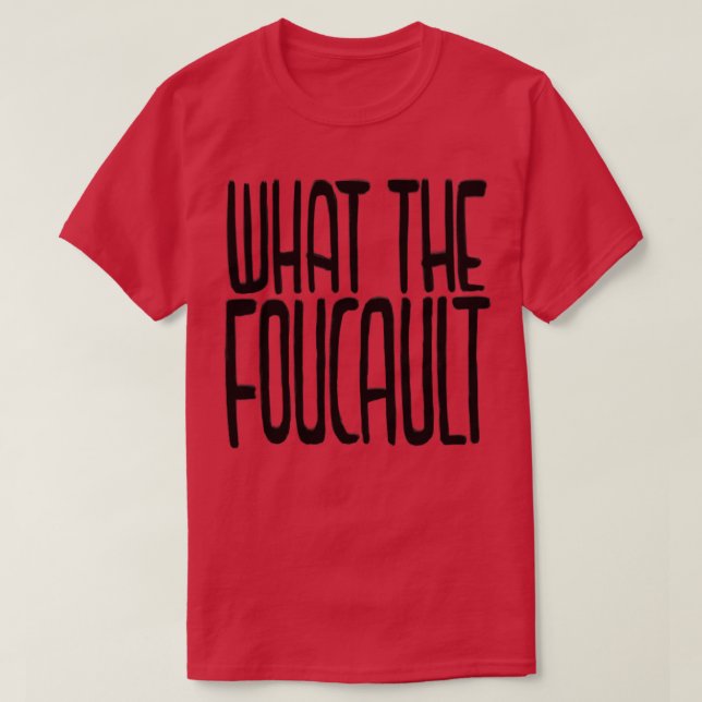 Camiseta Filosofia Qual a Foucault (Frente do Design)
