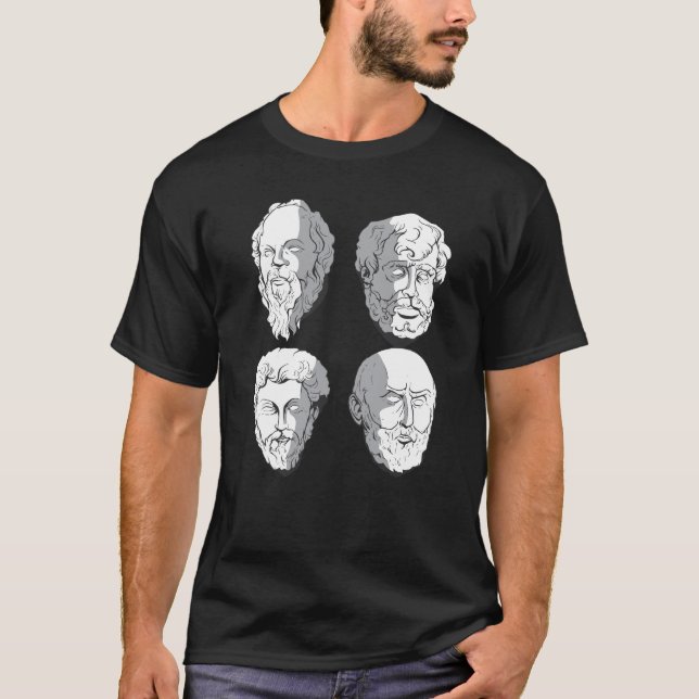 Camiseta Filósofos estáticos (Frente)