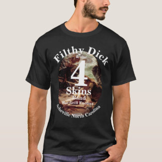 Camiseta Filthy Dick and the 4 skins Band Asheville NC 2044
