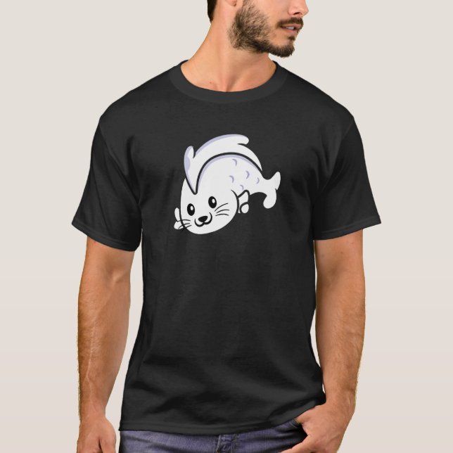 Camiseta Filtro de aparência do peixe-gato de fantasia do t (Frente)
