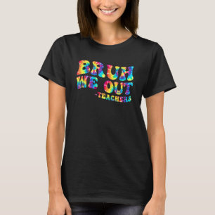 Camiseta Fim Bonito Do Ano Escolar Professor Summer Bruh Nó