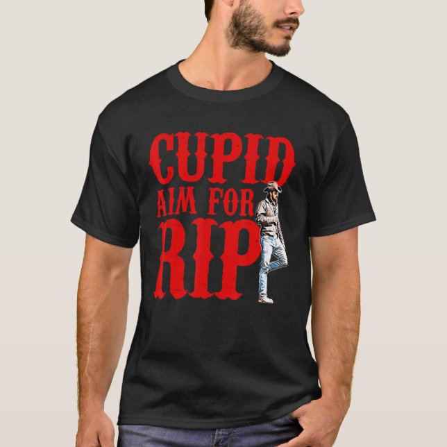 Camiseta Fim Cupido Do Pip, Engraçado Dia Valentineu 2019,  (Frente)