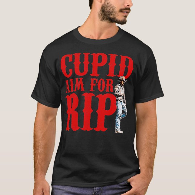 Camiseta Fim Cupido Do Pip, Engraçado Dia Valentineu 2019,  (Frente)