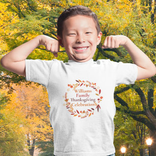 Camiseta Fim da Ação de Graças Anual da Família Fala Pe