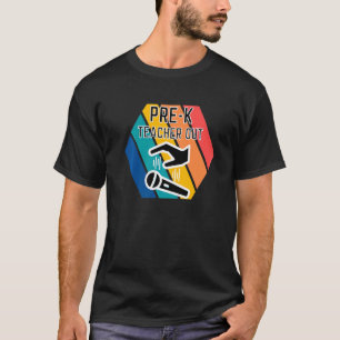 Camiseta Fim Da Apreciação Do Mic Drop Do Professor Pré K O