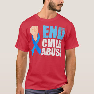 Camiseta Fim da prevenção do abuso infantil Mês de abril Se
