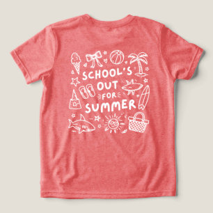 Camiseta Fim das Aulas para o Verão, Fim de Ano Letivo