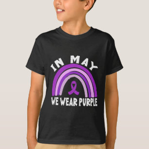 Camiseta Fim de Heimerheimer Nós Usamos Heimerheimers Roxos