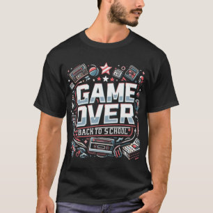 Camiseta Fim de Jogo, De Volta à Escola: Vibrações Retrô