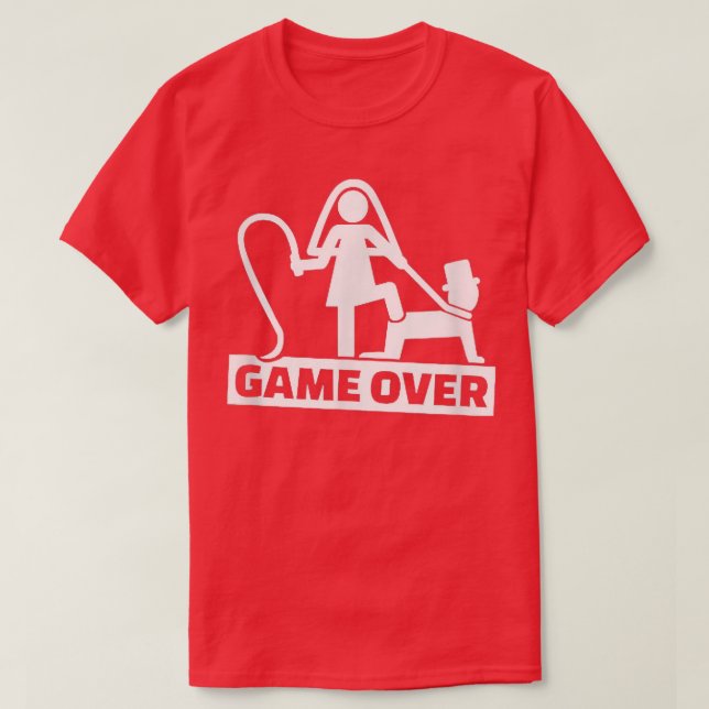 Camiseta Fim de Jogo Despedida de Solteiro FunnyBride Noivo (Frente do Design)