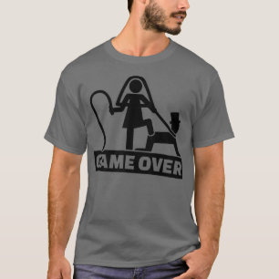 Camiseta Fim de Jogo Despedida de Solteiro Noiva Divertida