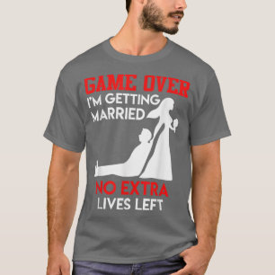 Camiseta Fim de jogo despedida de solteiro noivo casamento