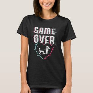 Camiseta Fim de jogo - Festa de Despedida do Noivo e da Noi