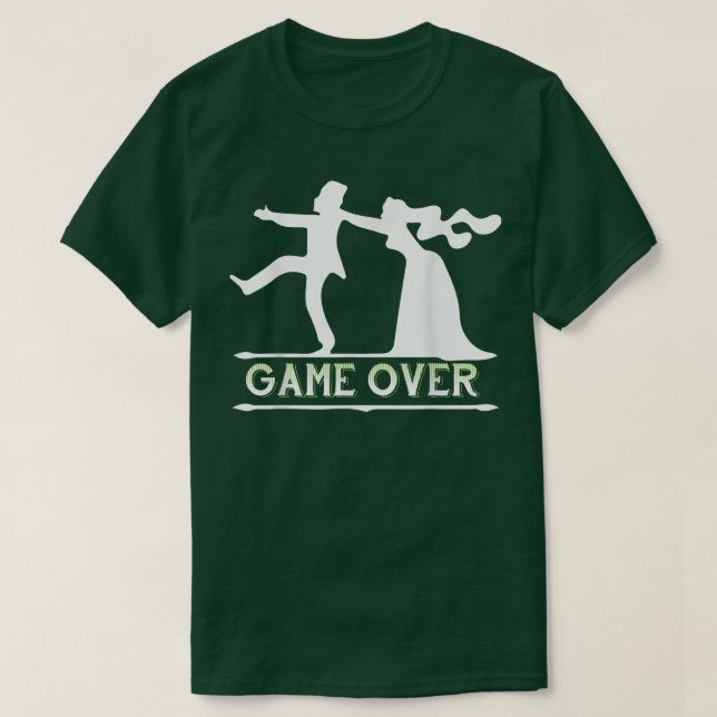 Camiseta Fim de Jogo Piada Despedida de Solteiro Festa de C (Frente do Design)