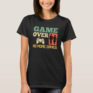 Camiseta Fim de Jogo Sem Jogos Casamento Despedida de Solte