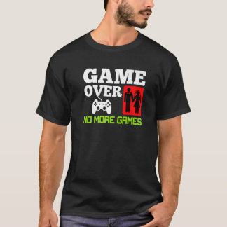 Camiseta Fim de Jogo Sem Jogos Casamento Despedida de Solte
