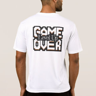Camiseta Fim de Jogo, Subir de Nível: Mundo de Jogos Retro