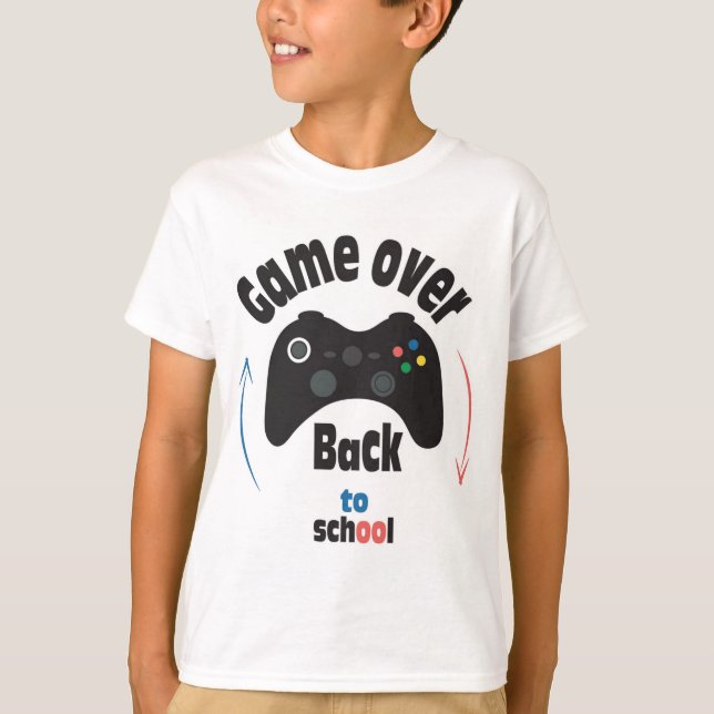 Camiseta Fim de Jogo Volta às Aulas  (Frente)