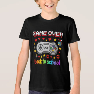 Camiseta Fim de Jogo Volta às Aulas Retro Gamer