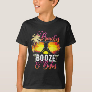 Camiseta Fim De Semana, Amigos Praiam Booze E Besties Vac