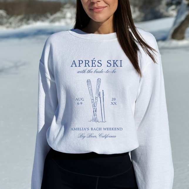 Camiseta Fim de Semana Après Ski Com a Noiva Para Ser Bach (Criador carregado)