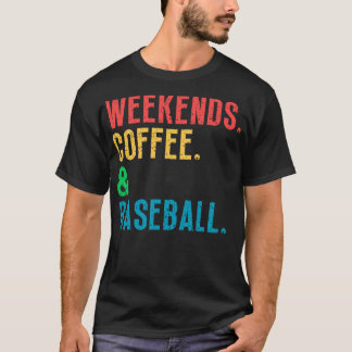 Camiseta Fim de semana Café e Baseball 11