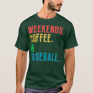 Camiseta Fim de semana Café e Baseball 29