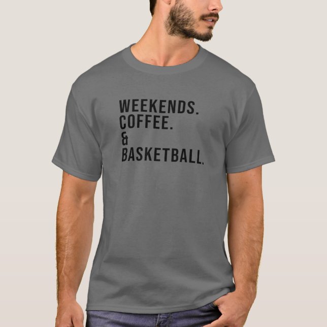 Camiseta Fim De Semana Café E Baseball Engraçado Mãe (Frente)