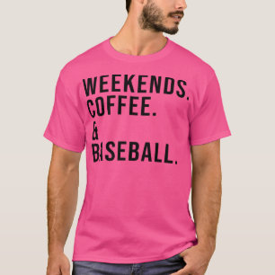 Camiseta Fim de semana Café e Beisebol Café Lover Baseball