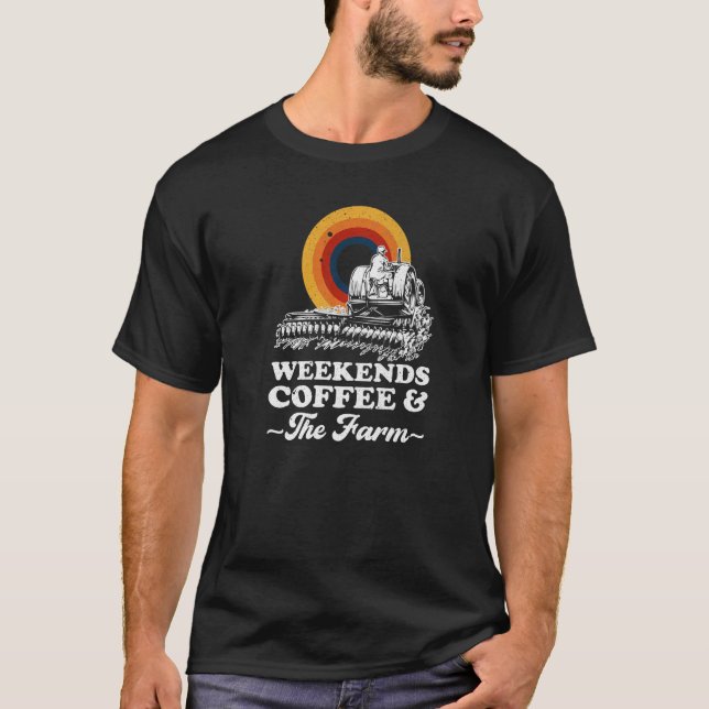 Camiseta Fim De Semana Café E Fazenda (Frente)