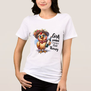 Camiseta Fim de Semana das Meninas Mais Barato que Terapia