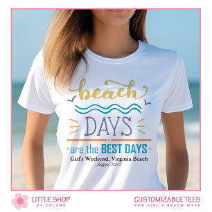 Camiseta Fim de semana das meninas na praia