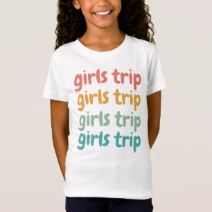 Camiseta Fim de Semana das Raparigas de Retrô Bonito de Vi