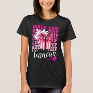 Camiseta Fim De Semana Das Viagens De Cancún 2023 Para Mulh