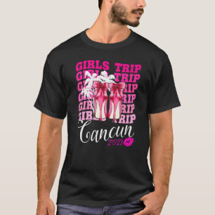 Camiseta Fim De Semana Das Viagens De Cancún 2023 Para Mulh