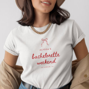 Camiseta Fim de Semana de Despedida de Solteira Arco Coquet