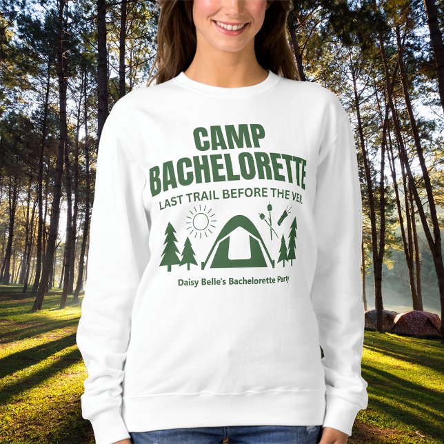 Camiseta Fim de Semana de Despedida de Solteira do Acampame (Criador carregado)