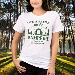 Camiseta Fim de Semana de Despedida de Solteira do Acampame