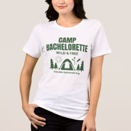 Camiseta Fim de Semana de Despedida de Solteira do Acampame